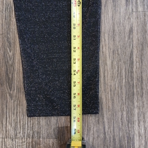 Black Sparkly Jumpsuit Pockets Size 13 - Picture 13 of 15